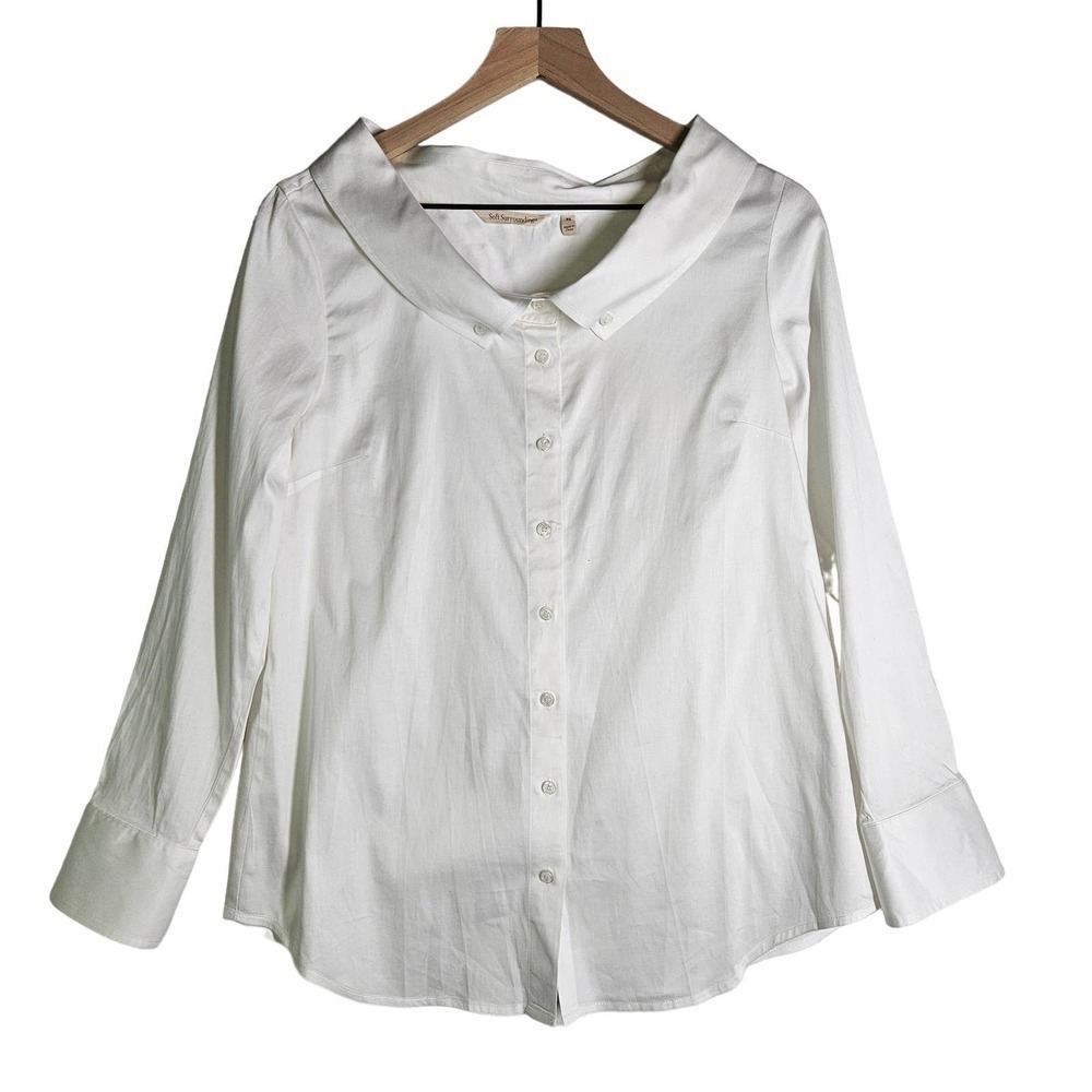 Soft Surroundings White Blouse